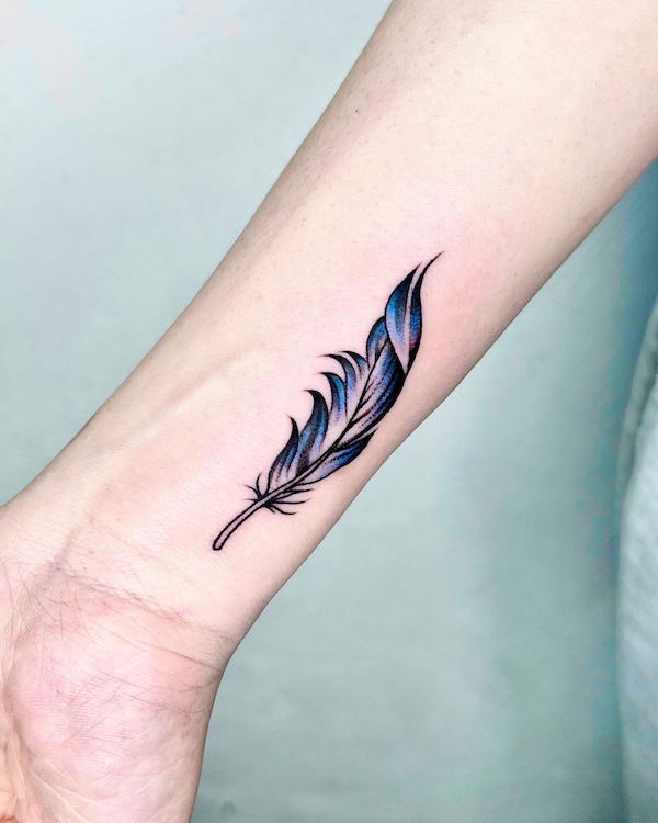 Share more than 65 feather with music notes tattoo - vova.edu.vn