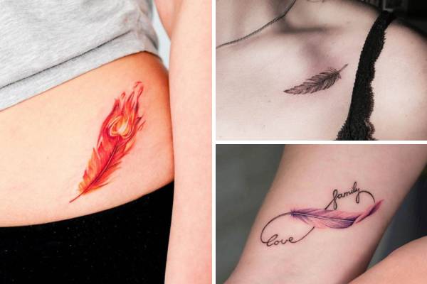 Infinity Feather Tattoo – Tattooed Now !