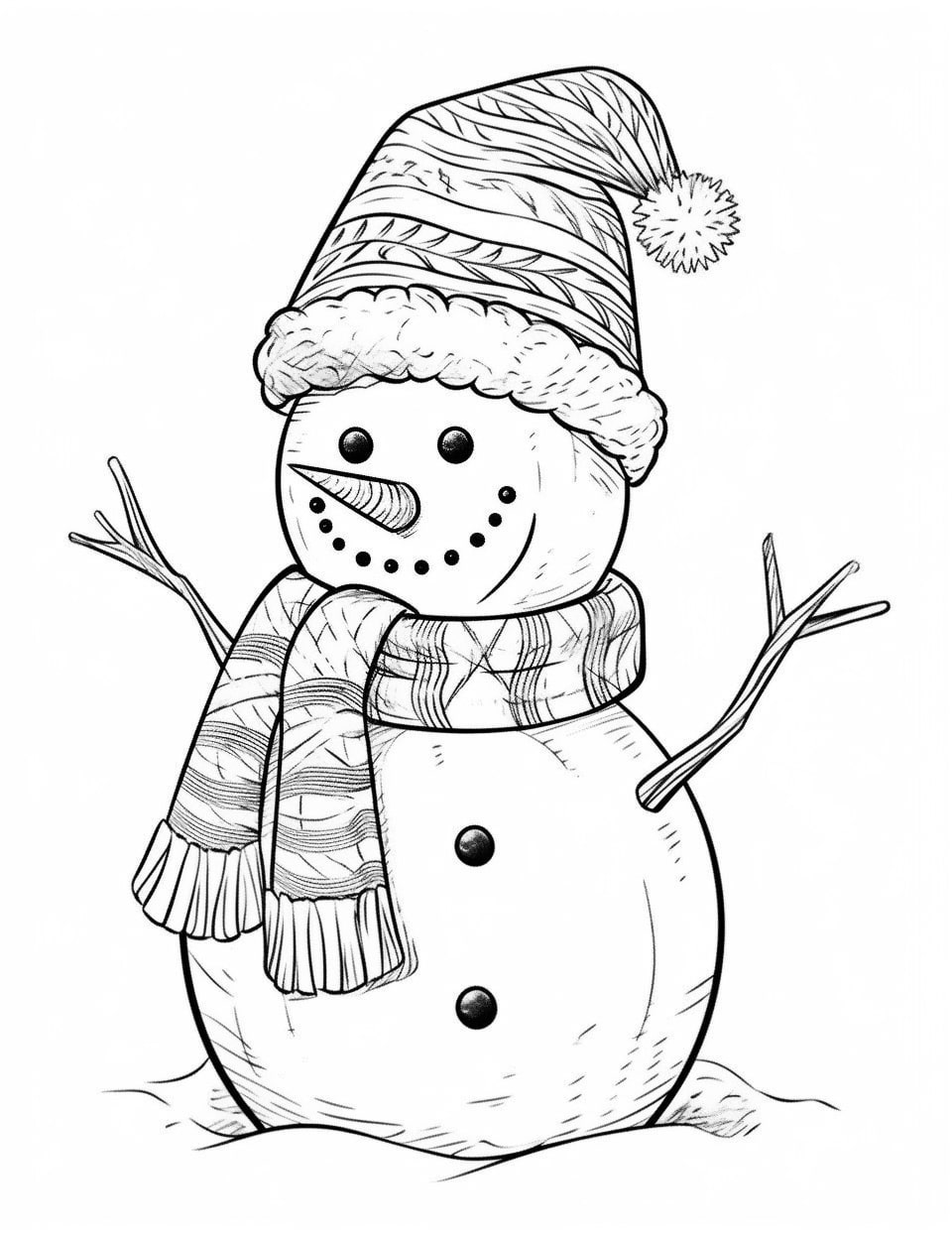 Frosty The Snowman Coloring Pages