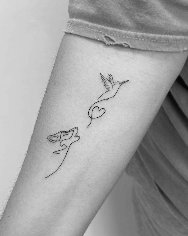 Tattoo tagged with: flower, fine line, small, theblackwhitelines, line art,  tiny, ankle, ifttt, little, nature, minimalist | inked-app.com