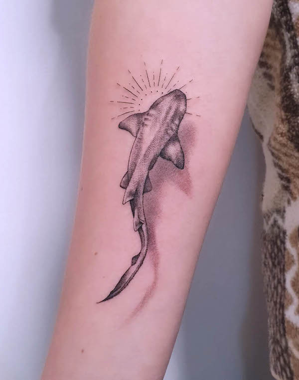 Shark Tattoos - sd shark diving - Shark Tattoo Ideas