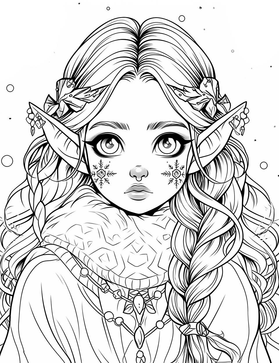 36 Stunning Elf Coloring Pages For Kids And Adults - Our Mindful Life 4BB