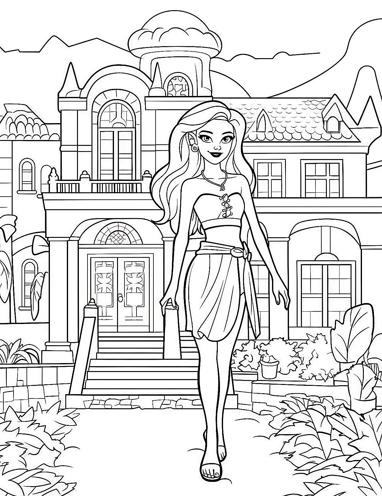 48 Barbie Coloring Pages For Kids And Adults - Our Mindful Life