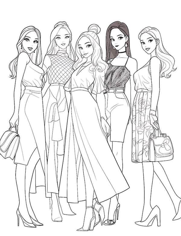 Barbie and friends