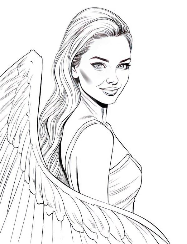 Barbie Fairy Coloring Page