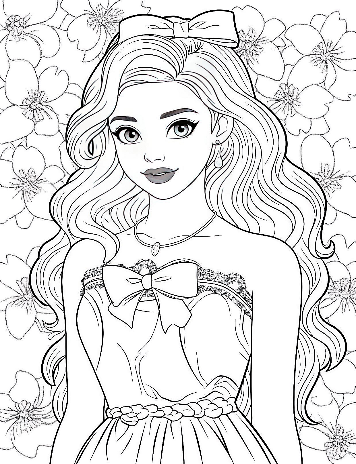 48 Barbie Coloring Pages For Kids And Adults - Our Mindful Life