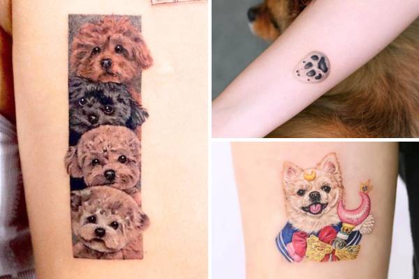Super adorable dog tattoos