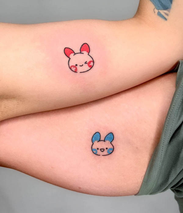 Cute Pokémon tattoos by @pigeonpokes