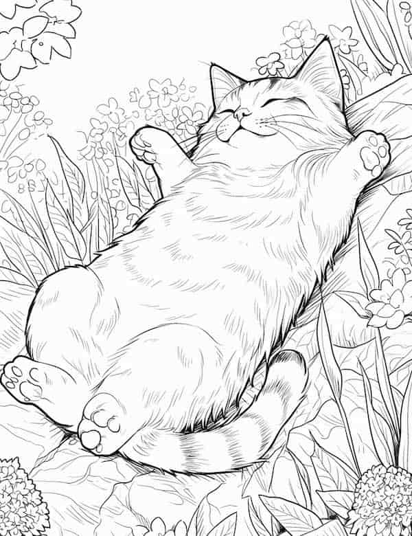 Cute Small Cat Coloring Book For Adults And Kids|100 Amazing Cat Coloring  Pages