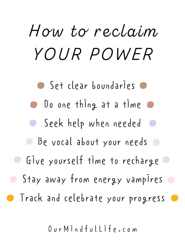 When we rush through each day and task, we may feel like our power is taken away from us and lose sight of our purpose. Here are some simple ways to be more intentional and reclaim your power.