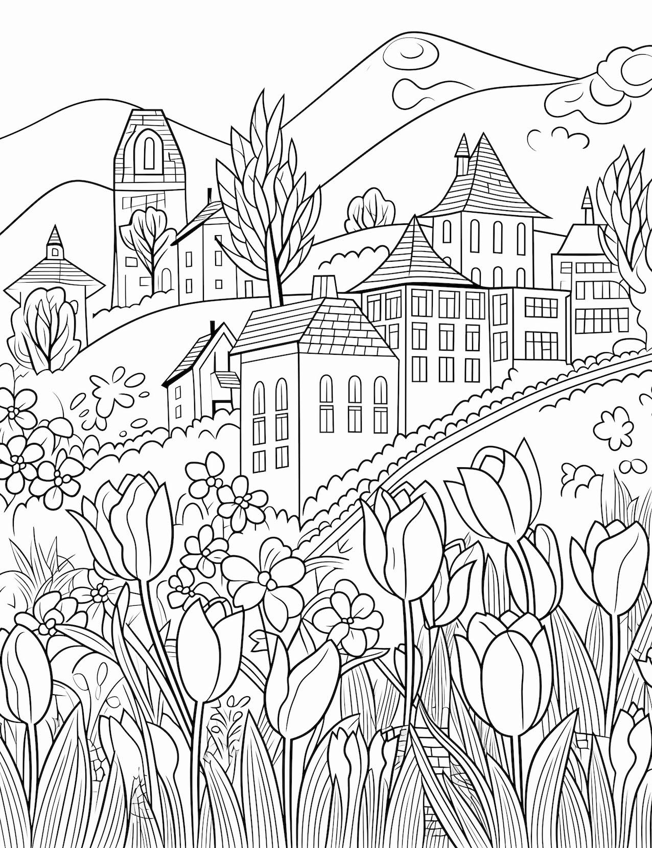 49 Fascinating Printable Spring Coloring Pages Our Mindful Life