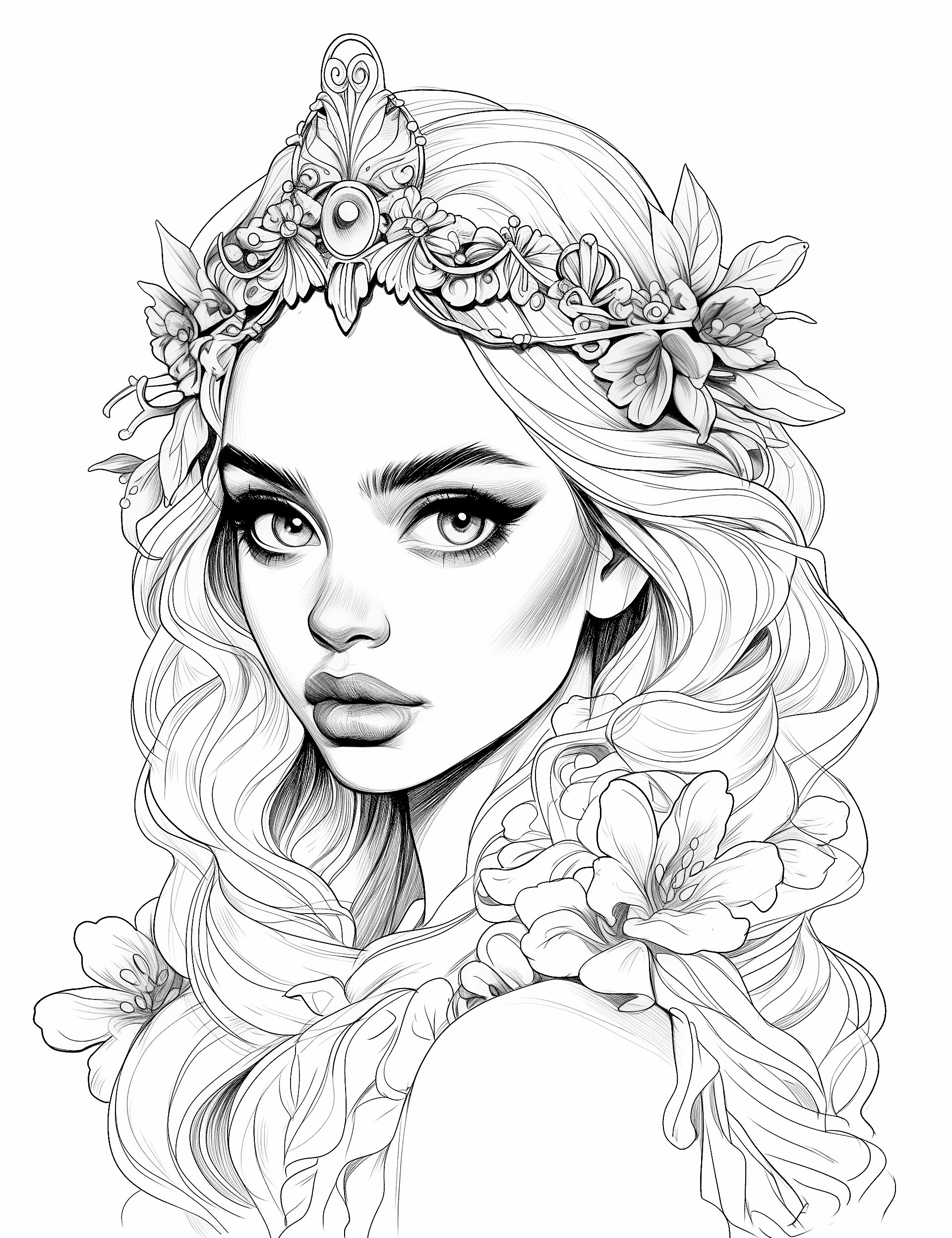 37 Stunning Crown Coloring Pages For Kids And Adults - Our Mindful Life
