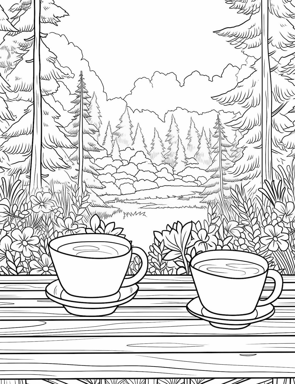 20+ Free Nature-Themed Adult Coloring Pages – Sustain My Craft Habit