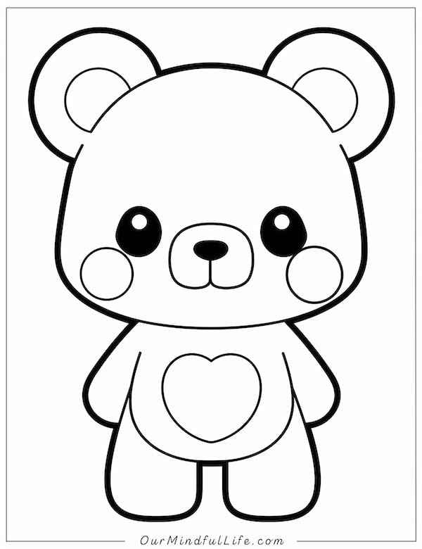 Printable Teddy Bear Coloring Pages For Kids Cool2bkids Free Printable