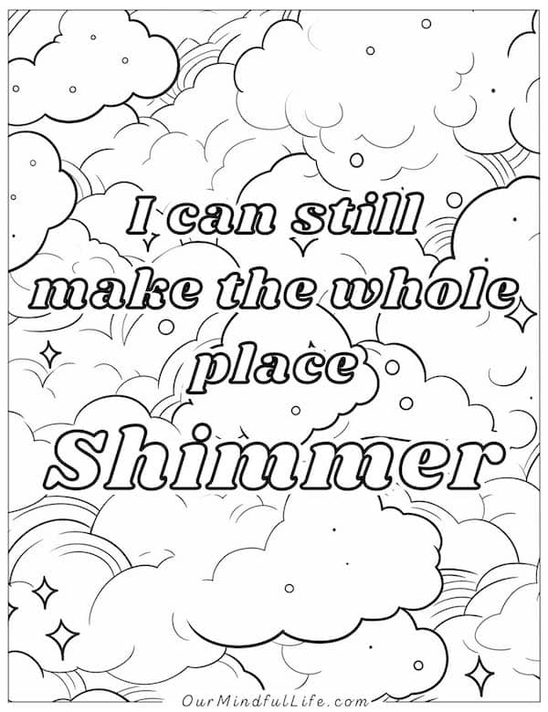 Bejeweled_Taylor Swift lyrics coloring page