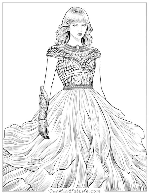 Taylor Swift in a stunning gown
