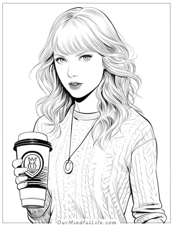 30 Amazing Taylor Swift Coloring Pages [Free Printable]