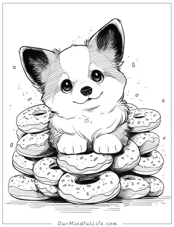 51 Cute Corgi Coloring Pages [Free Printable]