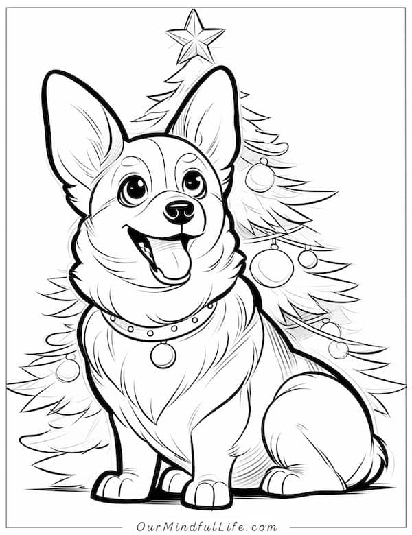 51 Cute Corgi Coloring Pages [Free Printable] - Our Mindful Life