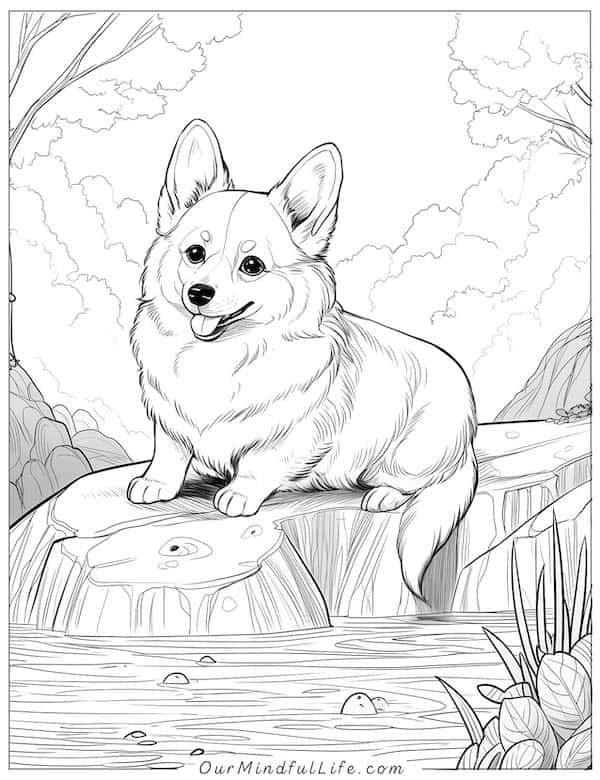 51 Cute Corgi Coloring Pages [Free Printable]