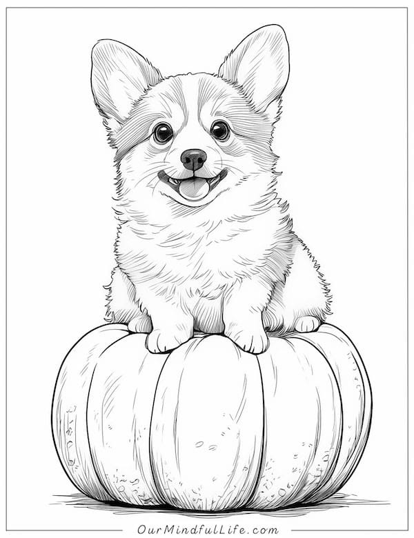 51 Cute Corgi Coloring Pages [Free Printable]