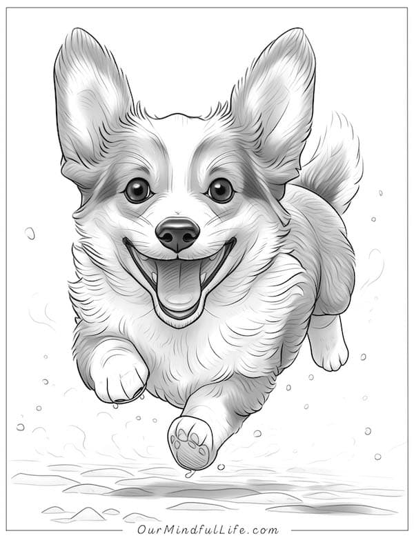 51 Cute Corgi Coloring Pages [Free Printable]